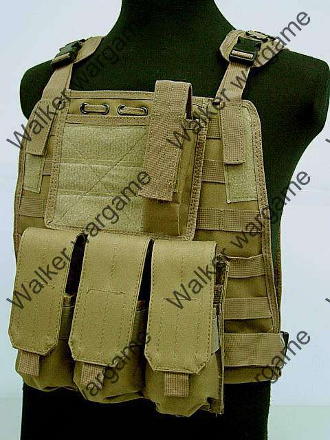 C2 Strike Molle Tactical Vest - Desert Tan