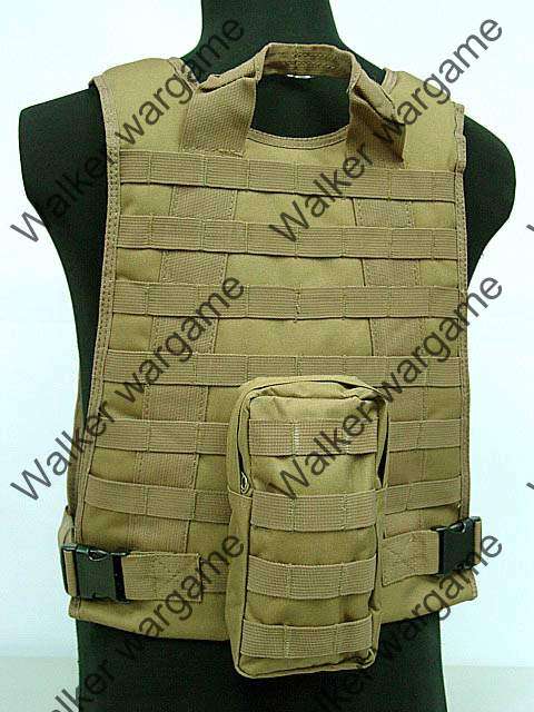 C2 Strike Molle Tactical Vest - Desert Tan