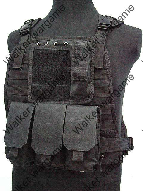 C2 Strike Molle Tactical Vest - SWAT Black