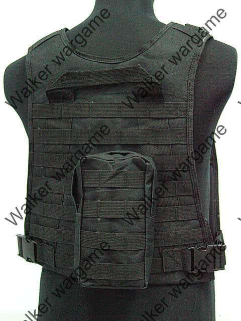 C2 Strike Molle Tactical Vest - SWAT Black