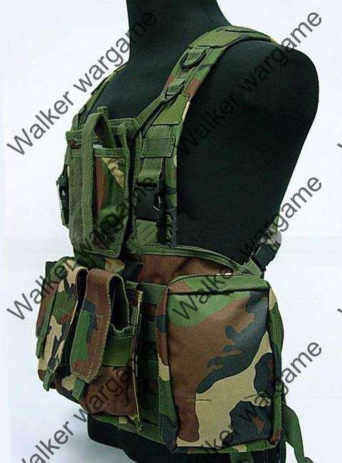 LBV Load Bearing Molle Vest - Woodland Camo