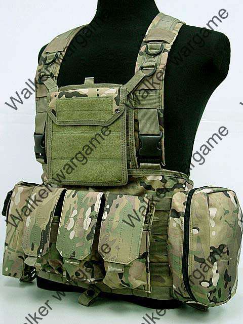 LBV Load Bearing Molle Vest - Multi Camo