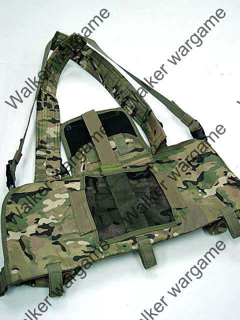 LBV Load Bearing Molle Vest - Multi Camo