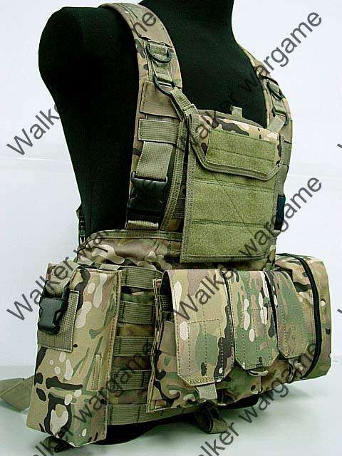 LBV Load Bearing Molle Vest - Multi Camo