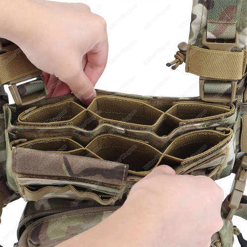 WST MK3 Chest Rig Light Weight Micro Fight System - Multicam Black