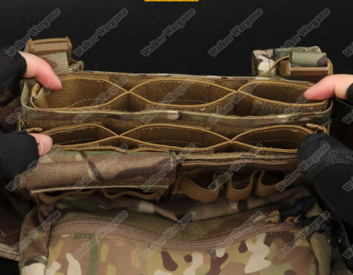 WST MK3 Chest Rig Light Weight Micro Fight System - Multicam Black