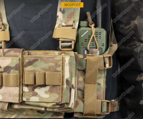 WST MK3 Chest Rig Light Weight Micro Fight System - Multicam Black