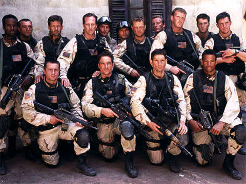 Delta Force Tactical Vest - Black (Free US Flag)