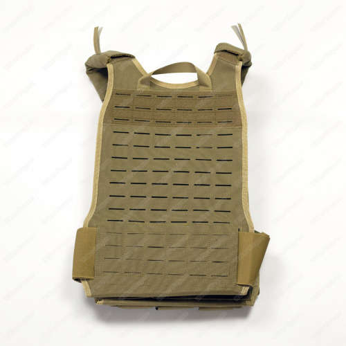 WF Tactical Vest Laser Cut Molle With Quick Release System - Desert Tan