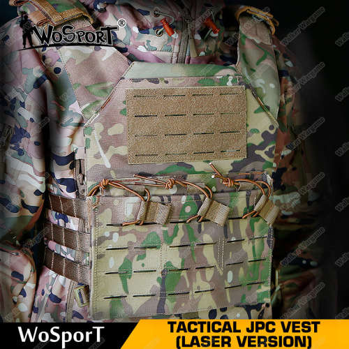 New Laser Cut JPC Molle Vest Plate Carrier - Speical Force Multicamo
