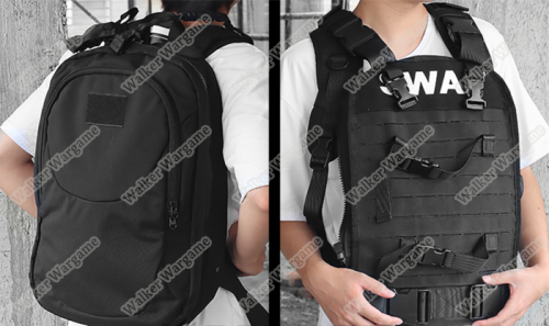 WST Vest BackPack Quick Action From Bag To Vest - Desert Tan