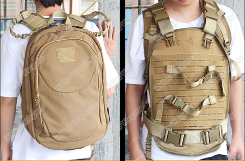 WST Vest BackPack Quick Action From Bag To Vest - Desert Tan
