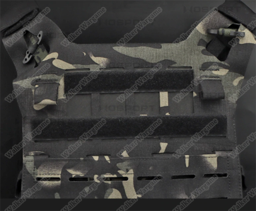 WST SPC Tactical Lightweight Molle Laser Cut Molle Vest - Multicam Black
