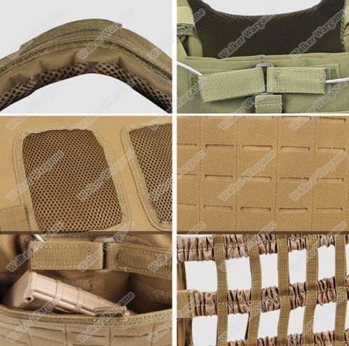 VE61 CrossFit Tactical Molle Plate Carrier Vest - Multicam