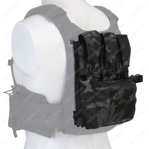 WST V5 PC Back Panel Tactical Supplement - Multicam Black