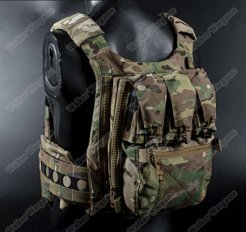 WST V5 PC Back Panel Tactical Supplement - Multicam Black