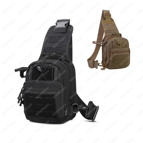WF001 WF Chest Bag Tactical Pistol EDC Chest Carry Bag - Black