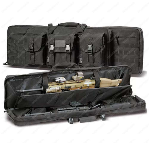 Yakeda Double Rifle Carry Bag Molle System - Multicam