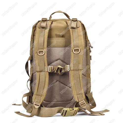 Emerson 45L Combat Molle Bag With Rain Cover Free Water Molle Pouch - Tan