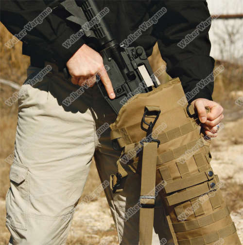 Tactical Shoulder Carry Or Molle Rifle Scabbard Fit M4 AK Shotgun - Multicam