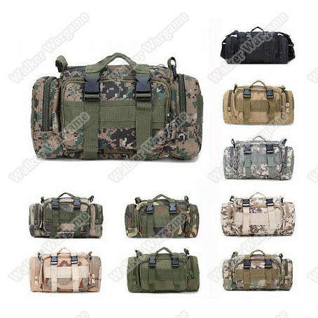Specific Molle Universal Back Gear Bag Pouch  - Tan
