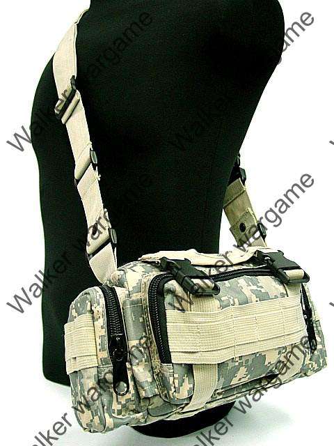Specific Molle Universal Back Gear Bag Pouch  - ACU