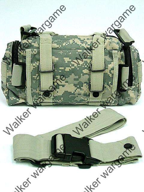 Specific Molle Universal Back Gear Bag Pouch  - ACU