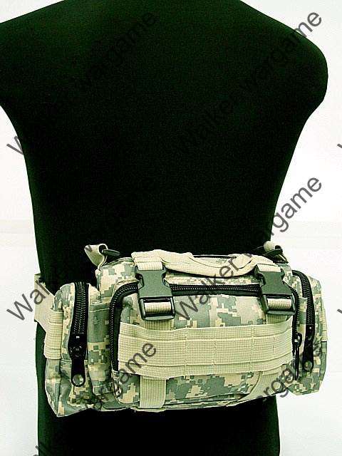 Specific Molle Universal Back Gear Bag Pouch  - ACU