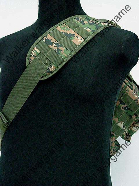 New Single Sling Go Bag Pack  - Digital Woodland