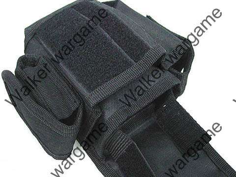 Utility Tool Waist Pouch Carrier Bag - Black