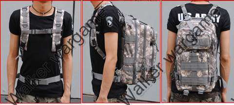 3P Molle Assault Backpack Bag 30L  - Multicam