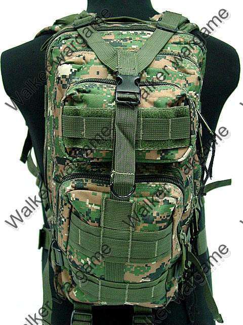 3P Molle Assault Backpack Bag 30L  - Digital Woodland
