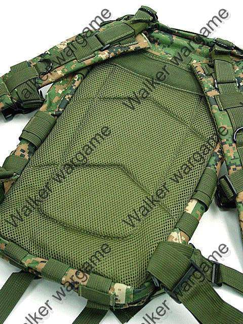3P Molle Assault Backpack Bag 30L  - Digital Woodland