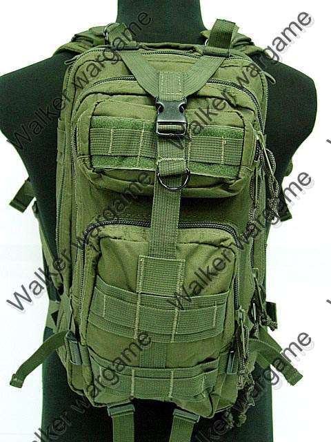 3P Molle Assault Backpack Bag 30L  - OD Green
