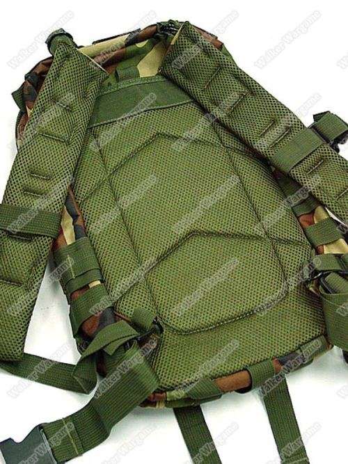 3P Molle Assault Backpack Bag 30L  - Woodland Camo