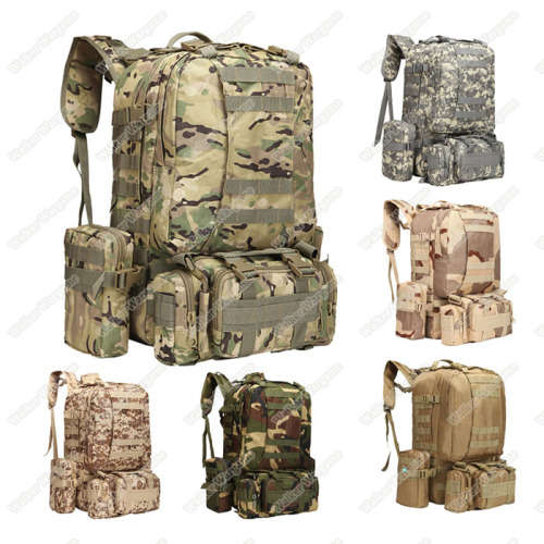US Tactical Molle Assault Backpack Bag 50L - Desert Tan