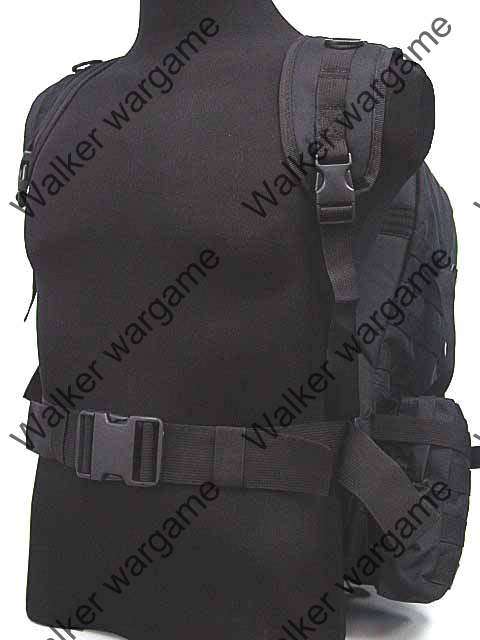 US Tactical Molle Assault Backpack Bag 50L - Black