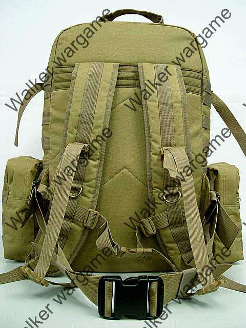 US Tactical Molle Assault Backpack Bag 50L - Desert Tan