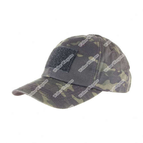 Operator Cap Velcro Flag Blood Patch Special Forces Multi Camo Black MCBK