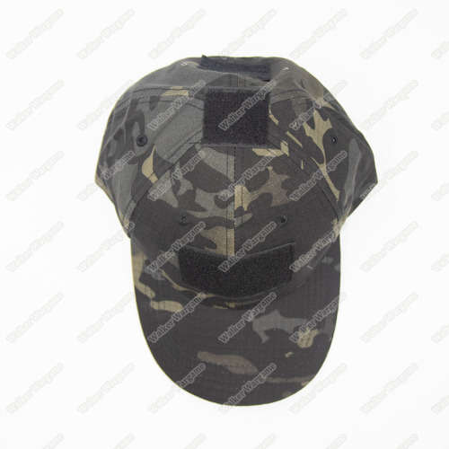 Operator Cap Velcro Flag Blood Patch Special Forces Multi Camo Black MCBK