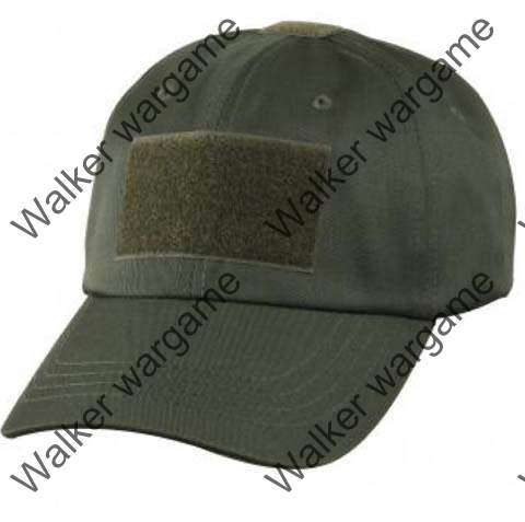 Operator Cap Velcro Flag Blood Patch - OD Green