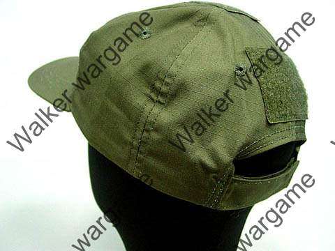 Operator Cap Velcro Flag Blood Patch - OD Green