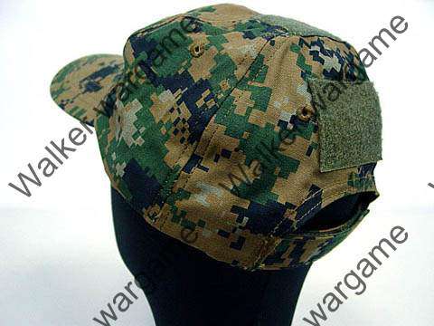 Operator Cap Velcro Flag Blood Patch - Digital Woodland