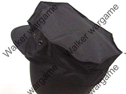 SWAT Black GARRISON Style Patrol Cap
