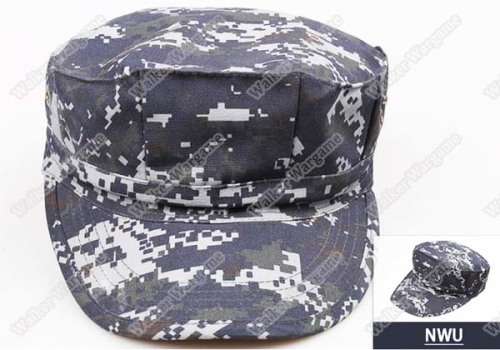 US Navy Digital Navy NWU Marpat GARRISON Style Patrol Cap