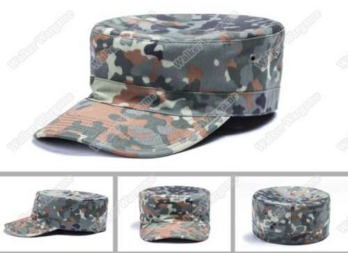Combat Cap Hat - German Woodland Flecktarn