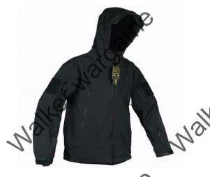 US Special Forces Soft Shell Combat Jacket SWAT Black Size 3XL