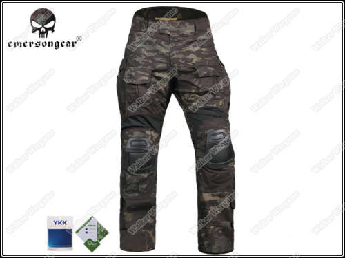 Combat Pants Build In Knee Pads - Multicam Black MCBK M