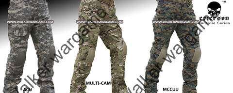 Combat Pants Build In Knee Pads - Digital Woodland Size M