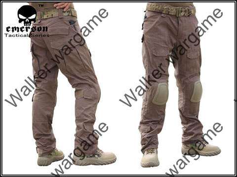 Combat Pants Build In Knee Pads - Coyote Brown Size M
